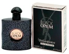 BLACK OPIUM YSL Women Pefume 0.25oz / 7.5ml EDP Splash MINI NEW IN BOX