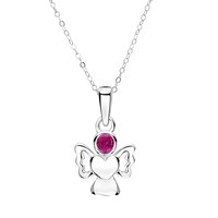 Jo For Girls - July Birthstone Angel - Simulated Ruby. Shipping Is Free Jo For Girls - July Birthstone Angel - Simulated Ruby. Shipping Is Free