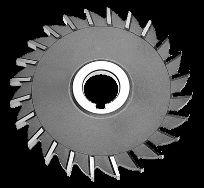 6'' X 5/16'' X 1'' Side Milling Cutter, Straight Teeth, HSS by MDX