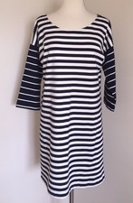 J CREW COLORBLOCK STRIPE PONTE DRESS NAVY IVORY XXS XS NWT F5572 $88 