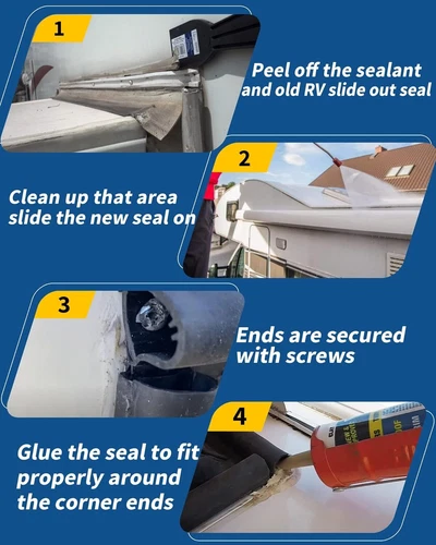 Combo RV Slide Out Seal 018-312-EKD + 018-341 EK Fits RV Camper Slideout System - Bild 9 von 15