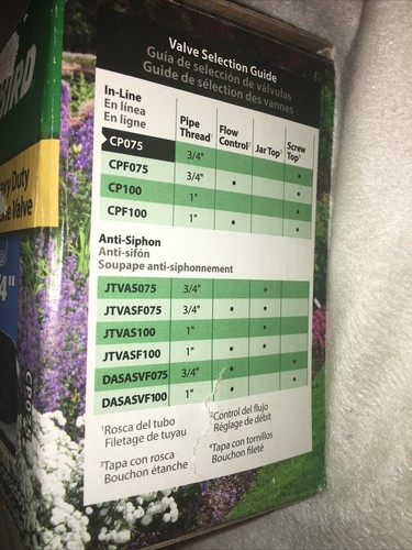 Rainbird Heavy Duty In-Line Valve 3/4" CP-075 new - Picture 3 of 6