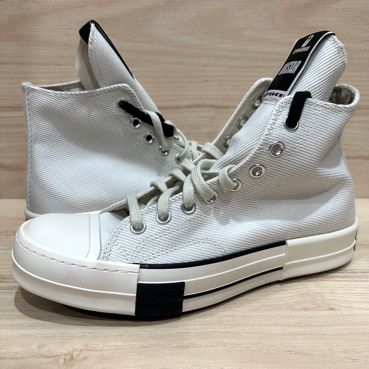 Converse Chuck 70 x DRKSHDW DRKSTR Rick Owens Lily White 172346C S