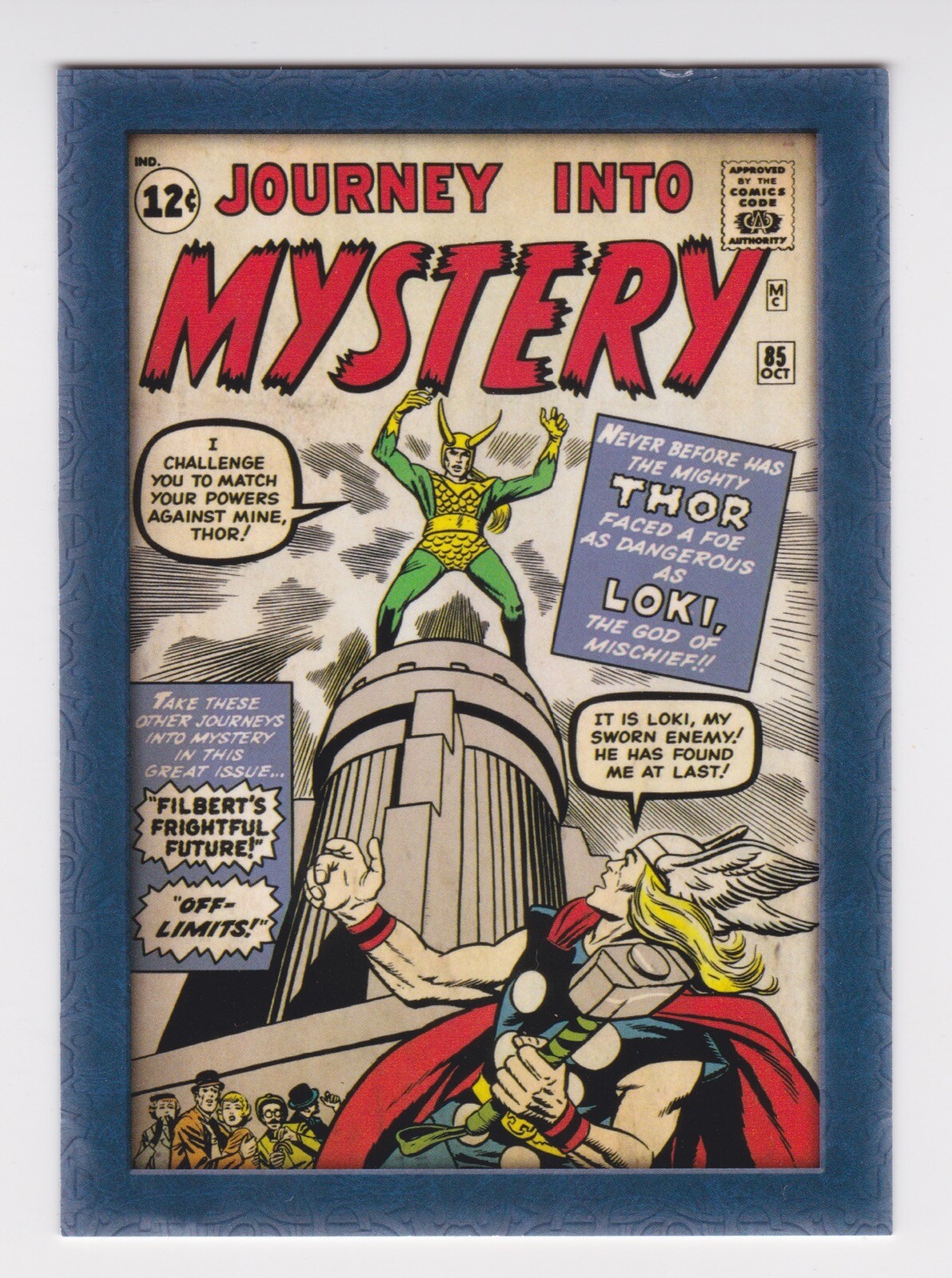 2011 Upper Deck Marvel Thor Movie Comic Cover T2 Journey into Mystery #85