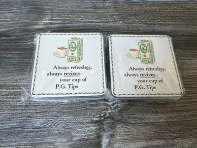 PG Tips Becher Tee Getränke Untersetzer - 2er Pack - 12 Untersetzer