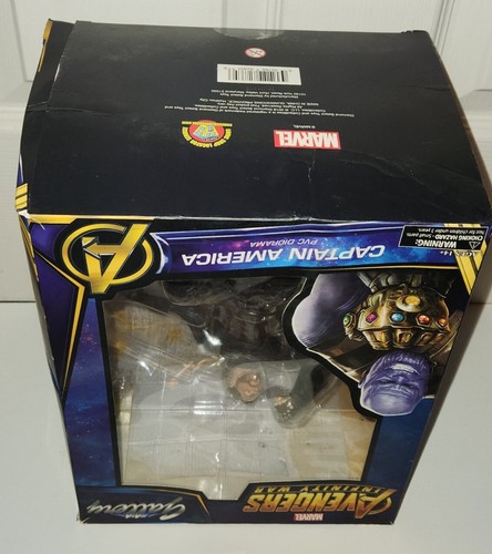 Gallery CAPTAIN AMERICA Avengers Infinity War PVC Statue - NEW OPEN BOX - Picture 6 of 6