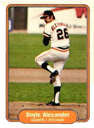 Doyle Alexander Trading Cards