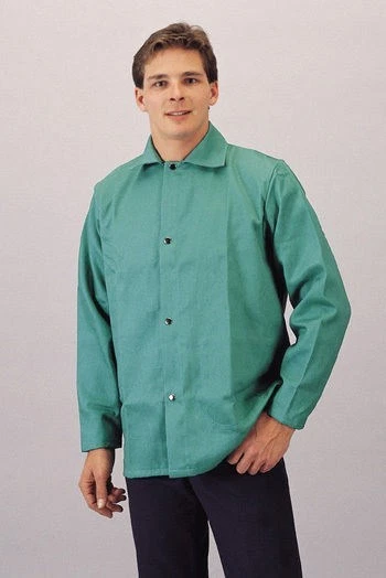 Green Welding Jacket FR630 30" Flame Resistant LOW PRICE! NEW! Sizes S thru 5XL