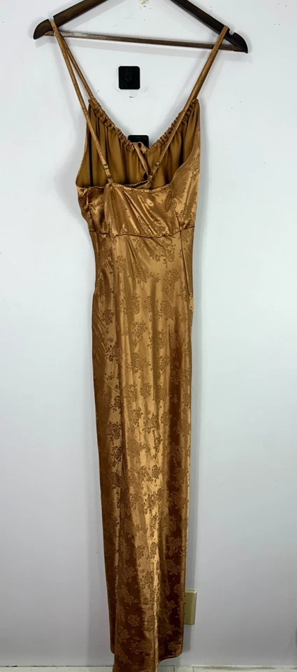 Wild Fable XL Bronze Babydoll Satin Slip Dress l Whimsigoth Y2K Fairy Grunge 90s - Image 2 of 4