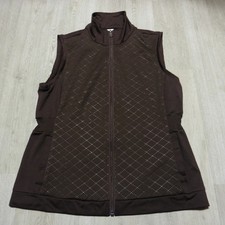 EP Pro Womens Small Golf Tennis Full Zip Quil...
