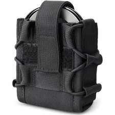 Molle Handcuff Holder, Nylon Duty Belt Pouch, Police Security Officer Black