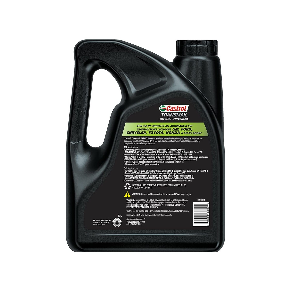 Castrol Transmax ATF/CVT Universal Automatic Transmission Fluid, 1
