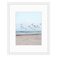 Frametory 16x20 White Wall Picture Frame Holds 11x14 with Mat or 16x20 No Mat