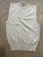 Vintage 70  s Pullover Sweater Vest Orlon By Campus Soft Small USA Made VGPC