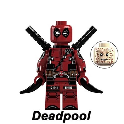 MOC Deadpool Wade Wilson NEU Baustein komplett 100% kompatibel zu LEGO COBI KAZI