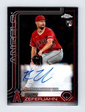 2025 Topps Chrome Rookie Auto Ryan Zeferjahn #RA-RZ Auto 