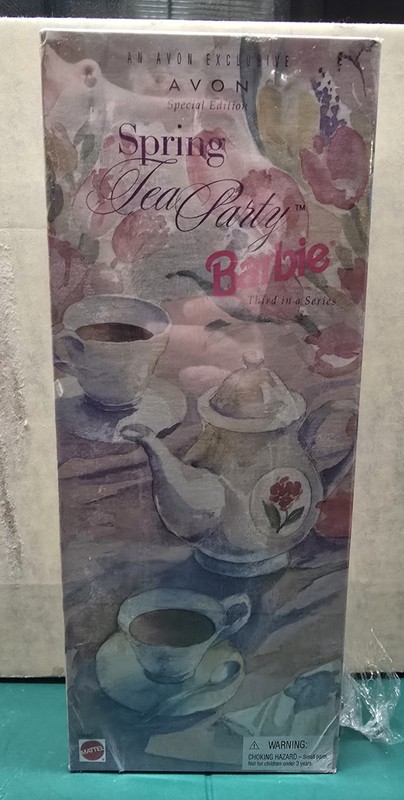 1997 Barbie Spring Tea Party Avon Exclusive NRFB Mattel #18658