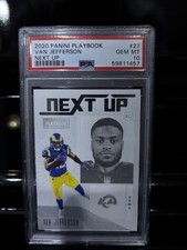 2020 Panini Playbook - Next Up Van Jefferson #NU-27 (Rookie) PSA 10