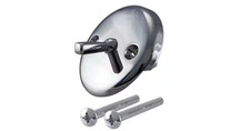 Chrome Trip Lever Overflow Faceplate Bathtub Tub Cover Plate with Screws