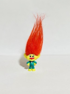 Hasbro DreamWorks Trolls Dwallo Mini Figure 2016 Series 2 Red Hair Yellow Skin