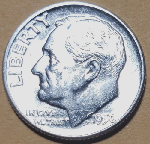 1950 Roosevelt Dime Uncirculated