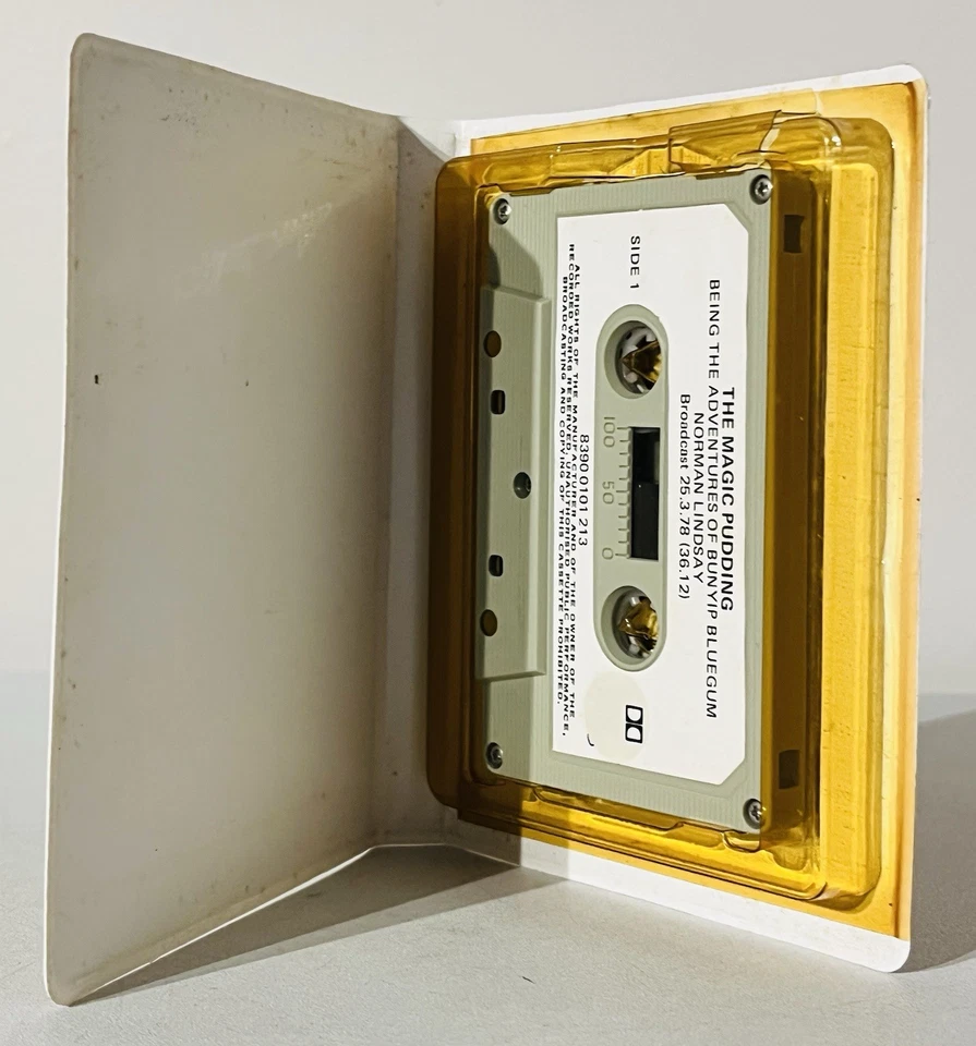 The Magic Pudding Norman Lindsay Cassette Tape Audio Book Vintage - Image 3 of 3