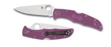 Spyderco Knives Endura 4 Lockback Purple VG-10 Stainless C10FPPR Pocket Knife
