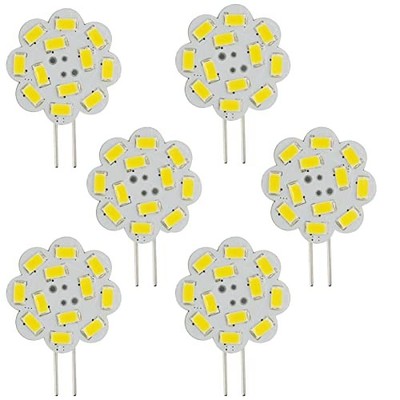 2W G4 LED Light Bulbs(6 Pack) LED Disc 20W Halogen Replacement Bulb,180 Degree 
