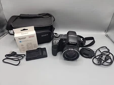 Sony Cybershot Digital Camera DSC HX200V 18.2 MP w/ Battery Charger Case  Works!