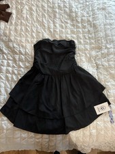 Black Short Party Dress Cider Women's Size Large, Flare, Sleeveless
