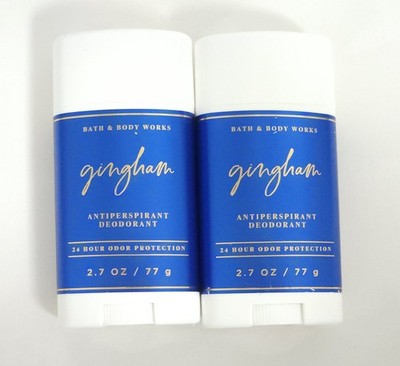 Gingham Antiperspirant Deodorant -2 Pack ~ Bath & Body Works - 2.7 oz/77g