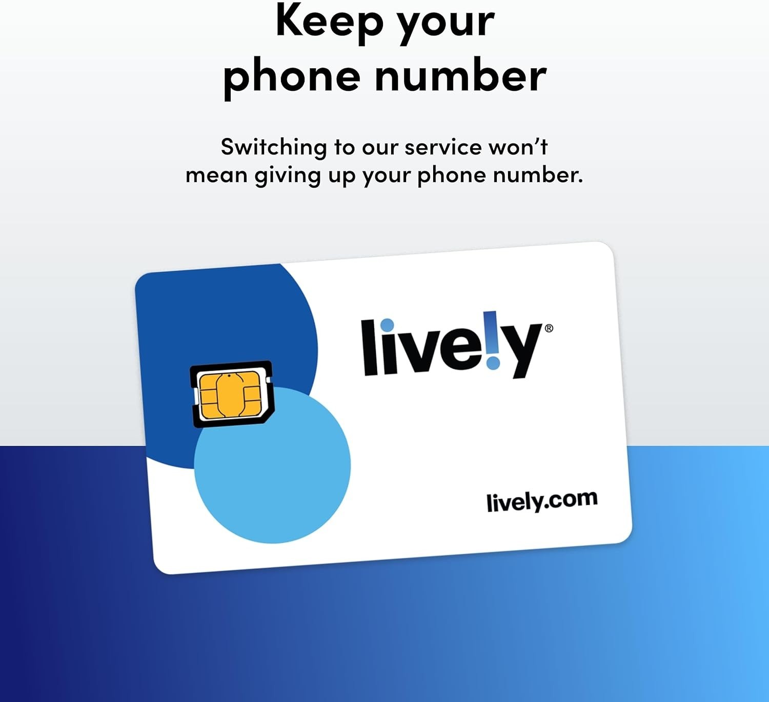 Stay Connected with Lively SIM Kit - Unlimited Talk, 1GB and Urgent Care Help