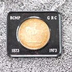 1973 Canada Silver Dollar - RCMP 100th Anniversary - Prooflike, UNC in Case