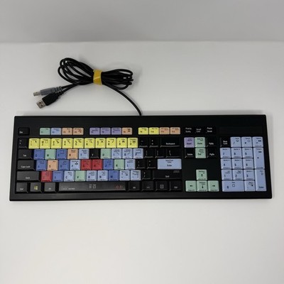 Logickeyboard Keyboard for Premiere Pro CC   KB-PCBWH, Microsoft Windows  Tested