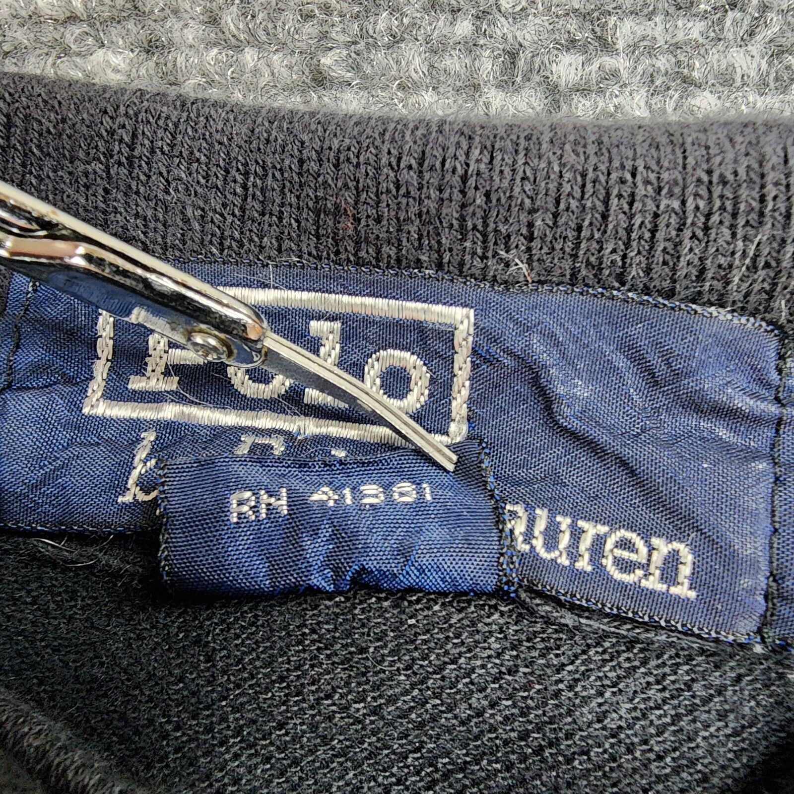 Vintage Polo Ralph Lauren Shirt Mens XL Black Short Sleeve Polo Purple Pony USA thumbnail 14