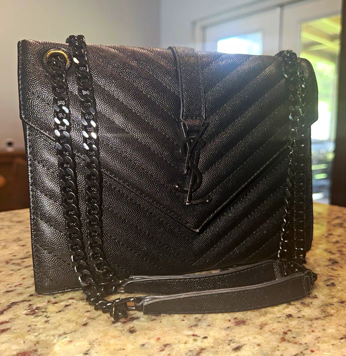 Saint Laurent Black Bags & Handbags for Women for sale | eBay