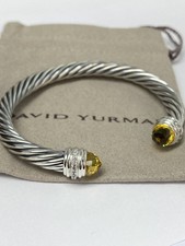 David Yurman 925 Silver 7mm Cable Classics Le...