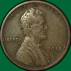 1918-S Lincoln Wheat Cent Very Fine VF Coin #34551