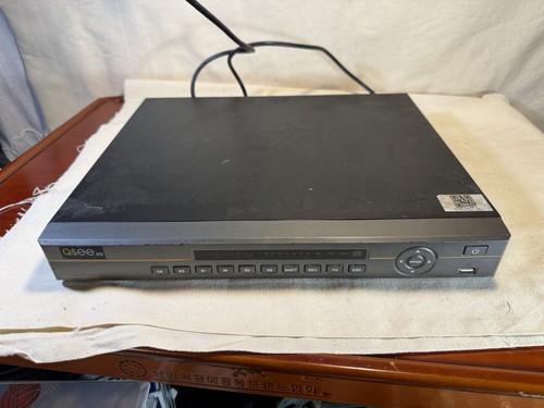 Q-See QC838B 8 Channel Network Video Recorder NVR HD CCTV – Untested