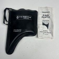 Pan Flute And Zip Case And Instructions