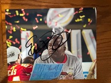 Eric Bieniemy Signed 8x10 Hof Kansas City Chiefs Photo NFL AUTOGRAPH Super Bowl