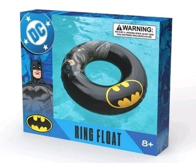 NEW DC Comics BATMAN 40in Inflatable Ring Float for Pool ~ Beach ~ Lake