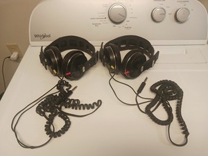 Vintage CONCEPT CE-H Constant Energy ORTHODYNAMIC  Headphones Lot Of [2] 1970s ?