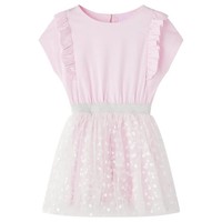 MäDchenkleid RüSchen Hellrosa GrößE 104 Sommerkleid Festkleid