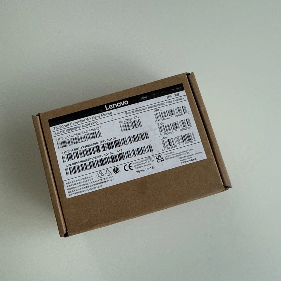 Lenovo 4X30M56887 ThinkPad Essential Wireless Mouse Black Fast Post VAT Reg - Image 2 of 3