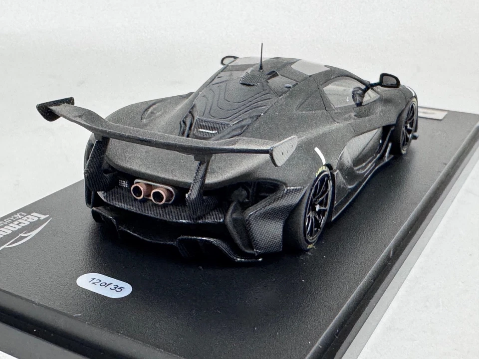 1/43 Tecnomodel McLaren P1 GTR Prueba Mate Carbono Negro 35 piezas T43-EX06C TA161 Foto 3 de 4