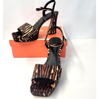 Katy Perry Collections the square linger Animal Print Platform Heels size 6