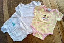 0/3 Month NEWBORN BABY Creeper,Romper,Bodysuits, Micky/Minnie, Teddy Bear (#66)