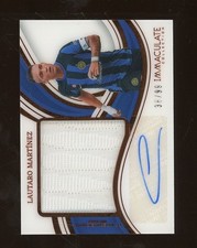 2023-24 Immaculate Soccer Bronze Lautaro Martinez Match-Worn Patch AUTO /99