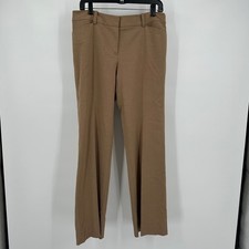 Ann Taylor Modern Tan Straight Leg Dress Pants Women's Size 6